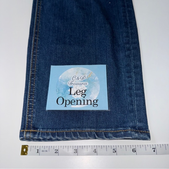 Talbots Flawless Five Pocket Slim Ankle Jeans Women’s Size 14 Blue Stretch Denim - Picture 7 of 13